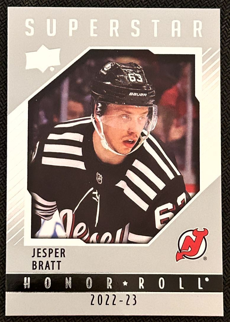 2022-23 Upper Deck Honor Roll Jesper Bratt New Jersey Devils #HR-23