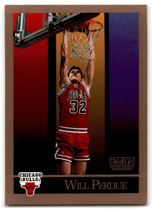 1990-91 SkyBox Will Perdue Chicago Bulls #45