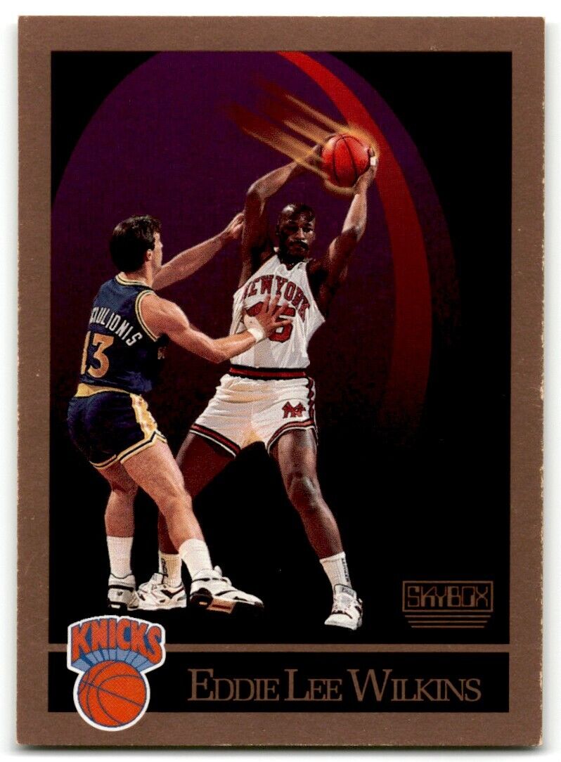 1990-91 SkyBox Eddie Lee Wilkins New York Knicks #196