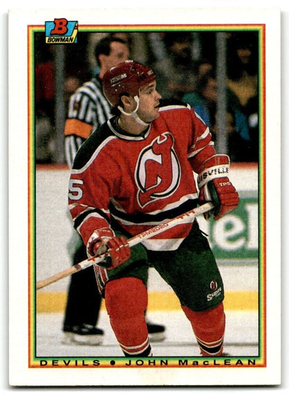 1990-91 Bowman John MacLean New Jersey Devils #83