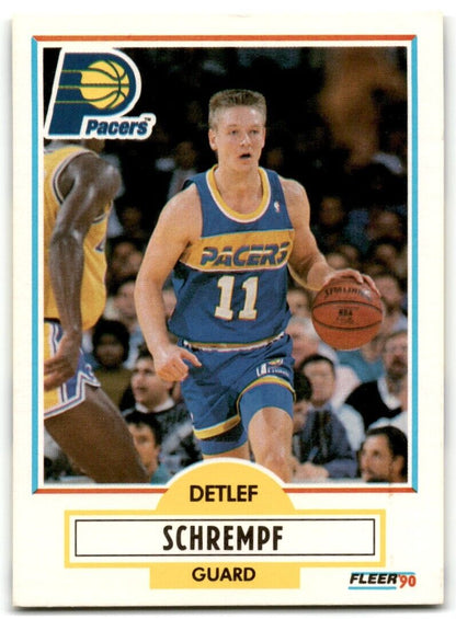 1990-91 Fleer Detlef Schrempf Indiana Pacers #81