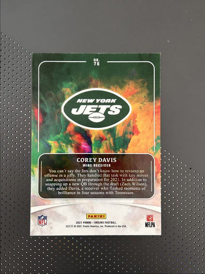 2020 Panini Origins Corey Davis New York Jets #76