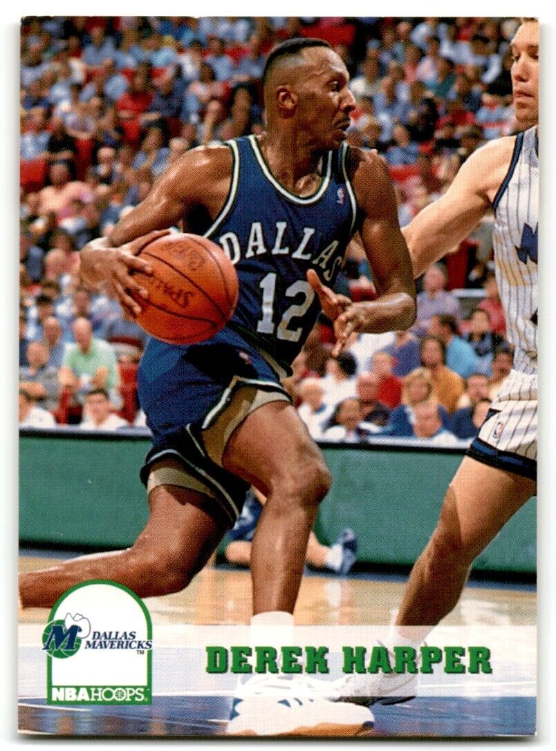 1993-94 Hoops Derek Harper Dallas Mavericks #45