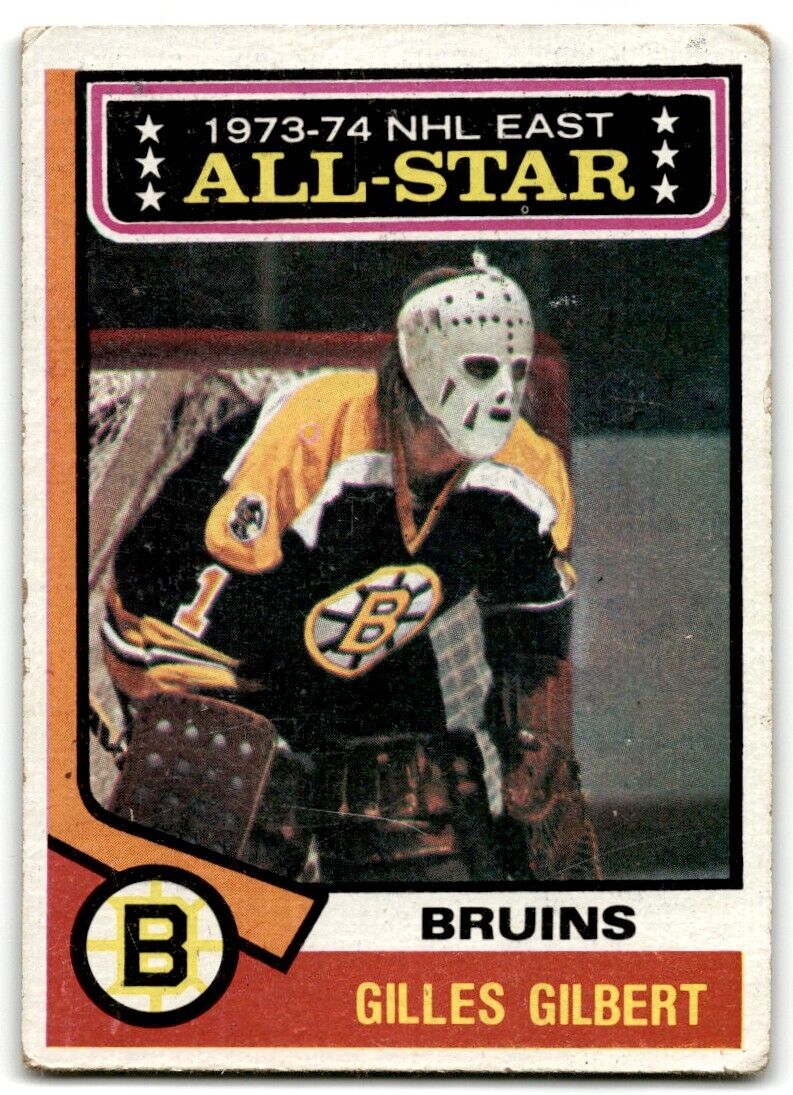 1974-75 Topps Gilles Gilbert Boston Bruins #132