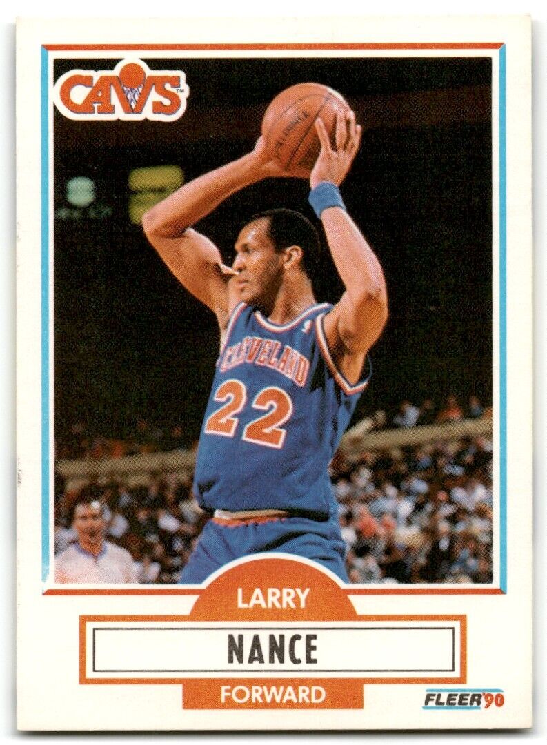 1990-91 Fleer Larry Nance Cleveland Cavaliers #35