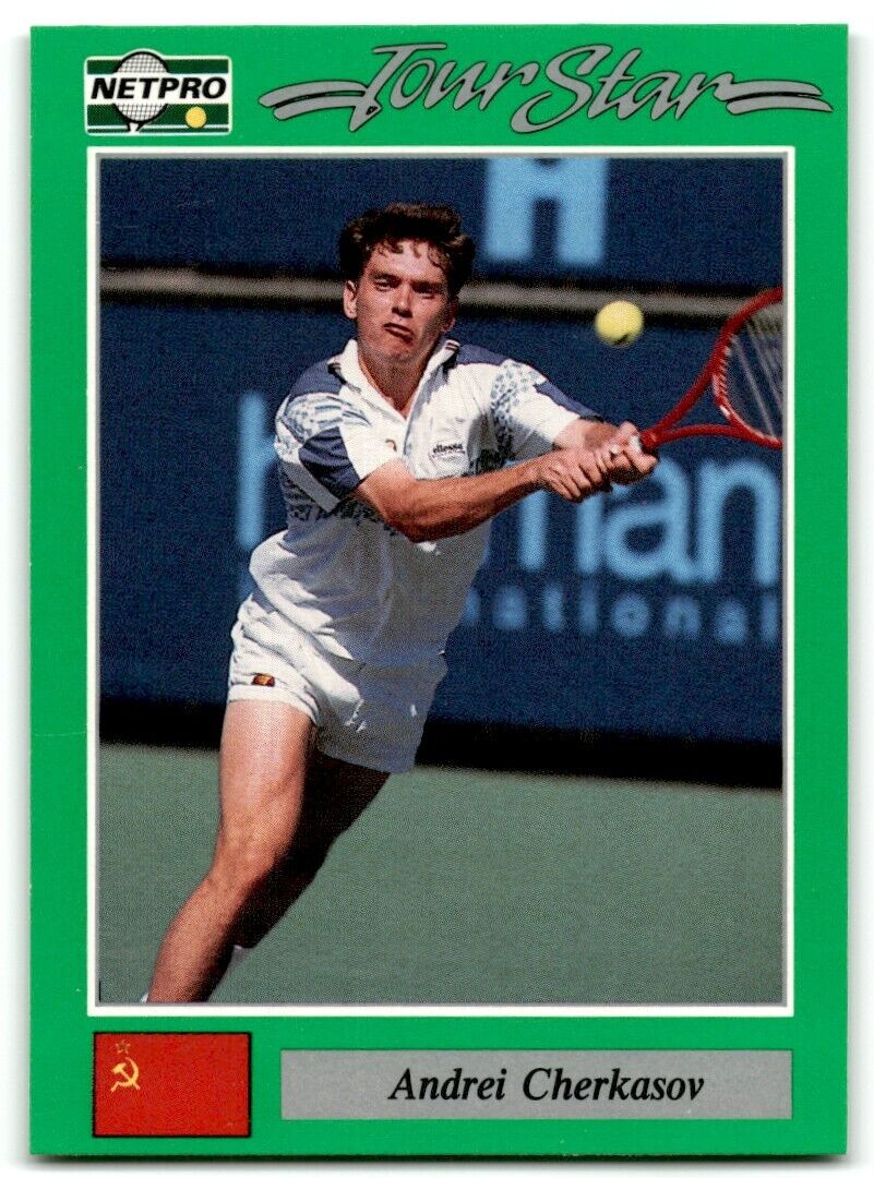 1991 Protennis player Cards Netpro Tour Star Andrei Cherkasov #86