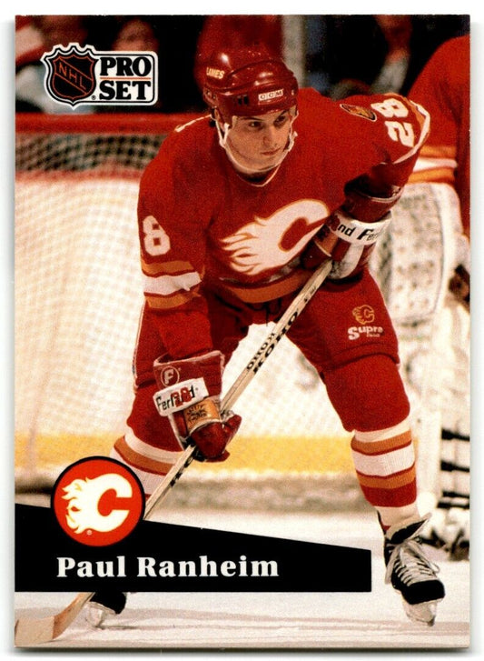 1991-92 Pro Set Paul Ranheim Calgary Flames #31