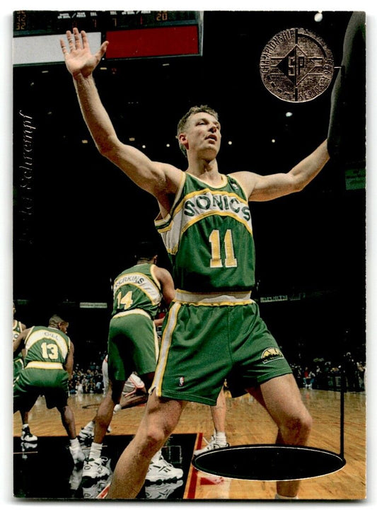 1995-96 SP Championship Series 1995 Detlef Schrempf Seattle SuperSonics #127