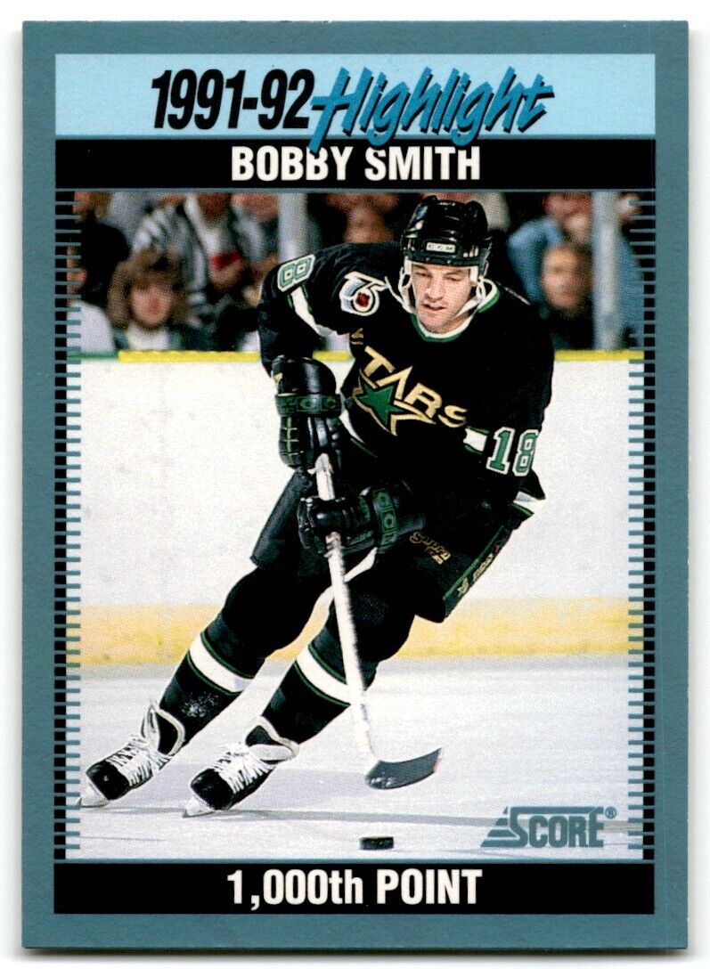 1992-93 Score Bobby Smith Minnesota North Stars #446