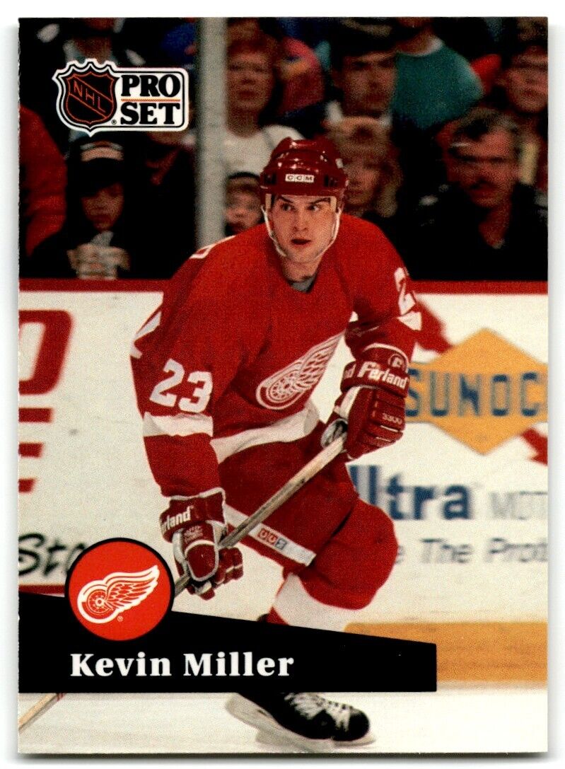 1991-92 Pro Set Kevin Miller Detroit Red Wings #60