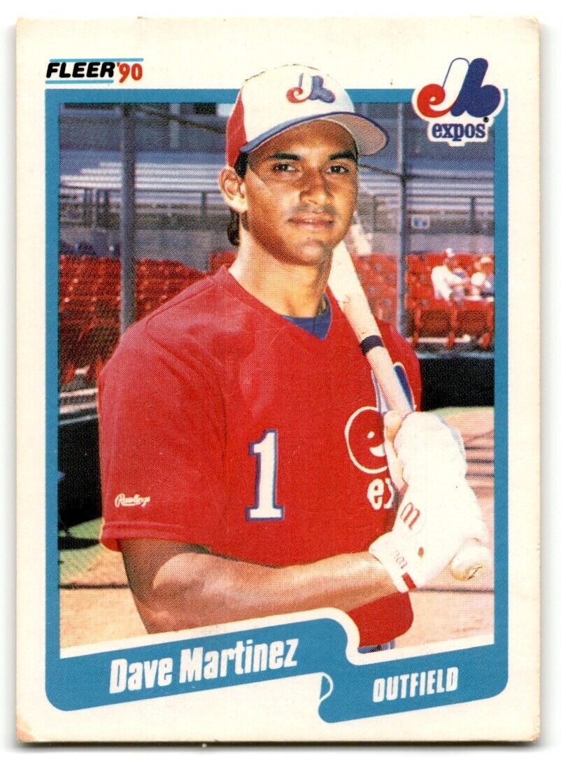 1990 Fleer Canadian Dave Martinez Montreal Expos #353