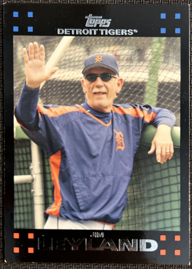 2007 Topps Jim Leyland Detroit Tigers #610