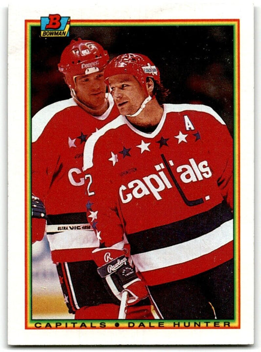 1990-91 Bowman Dale Hunter Washington Capitals #71