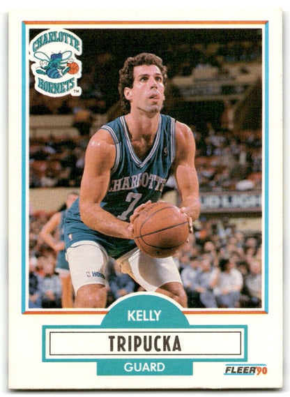 1990-91 Fleer Kelly Tripucka Charlotte Hornets #21