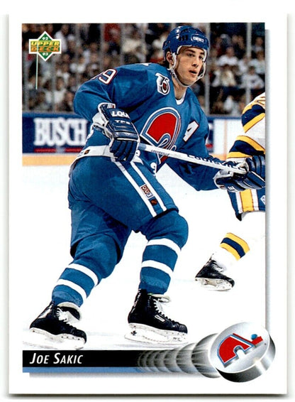 1992-93 Upper Deck Joe Sakic Quebec Nordiques #255