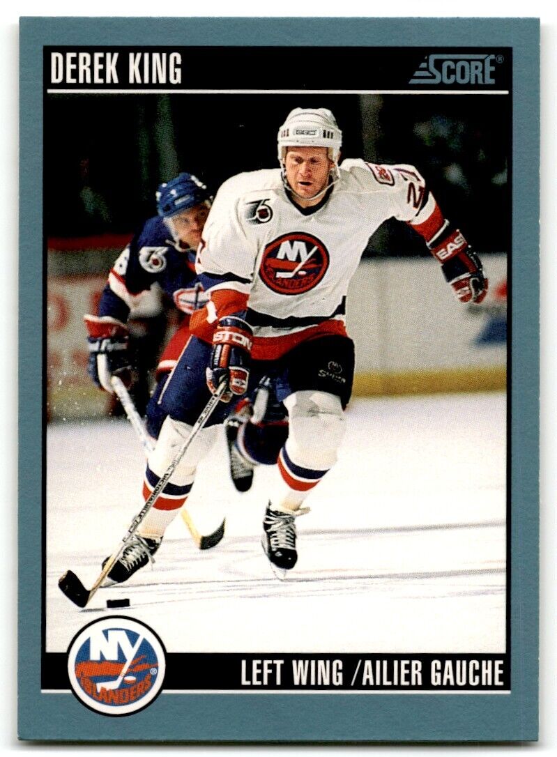 1992-93 Score Derek King New York Islanders #255