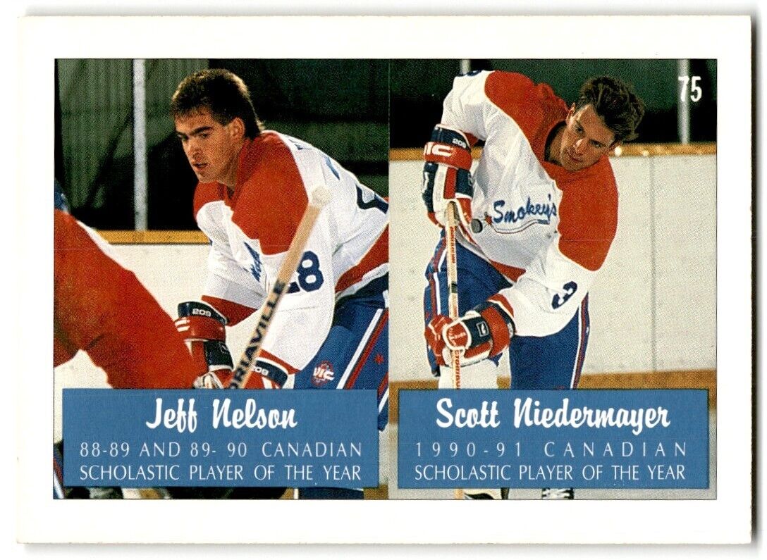 1991-92 Ultimate Draft Philippe Boucher/Jeff Nelson/Scott Niedermayer #75