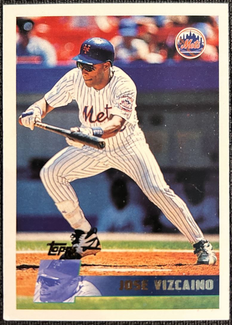 1996 Topps Jose Vizcaino New York Mets #307