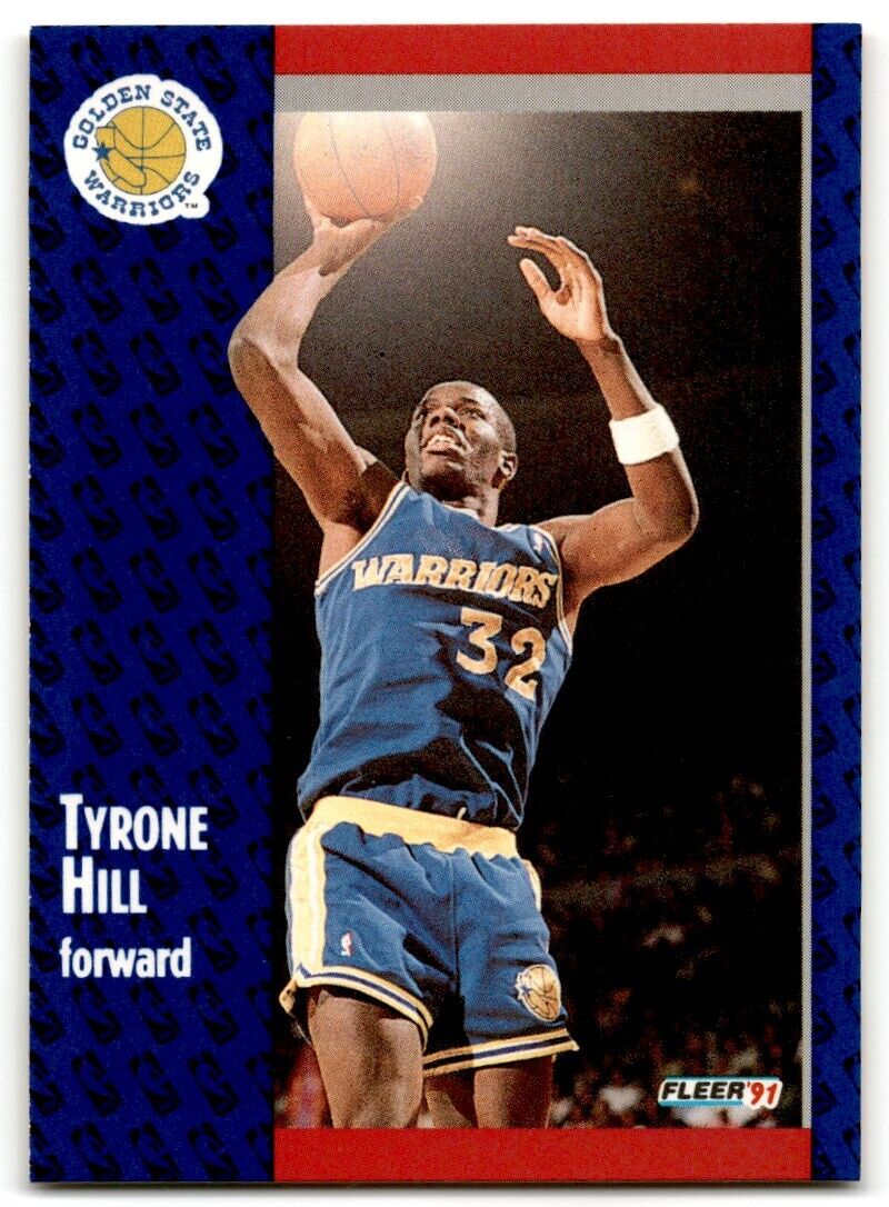 1991-92 Fleer Tyrone Hill Golden State Warriors #67