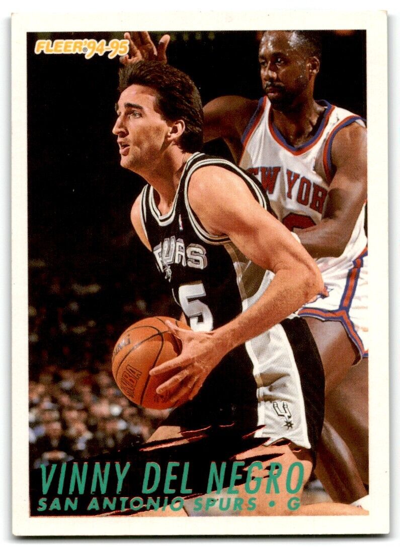 1994-95 Fleer Vinny Del Negro San Antonio Spurs #204