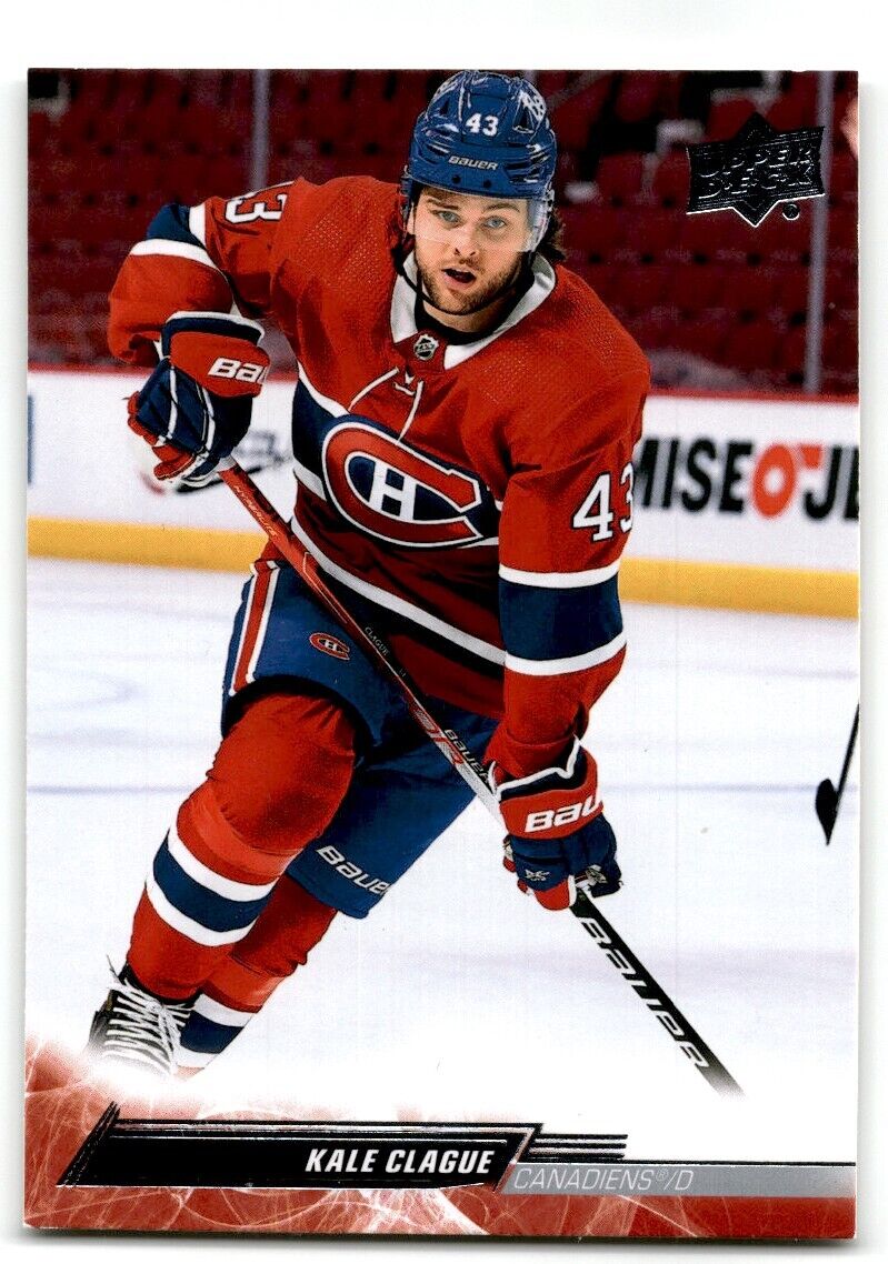 2022-23 Upper Deck Kale Clague Montreal Canadiens #96