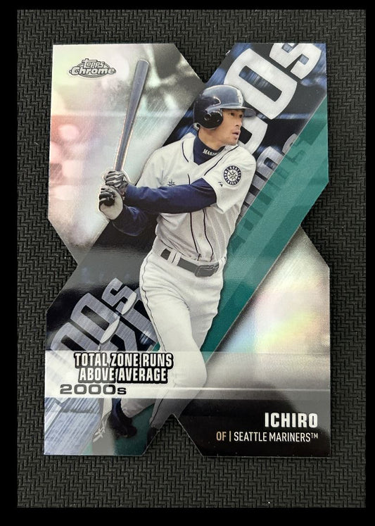 2020 Topps Chrome Decade of Dominance Die Cut Ichiro Suzuki Seattle Mariners