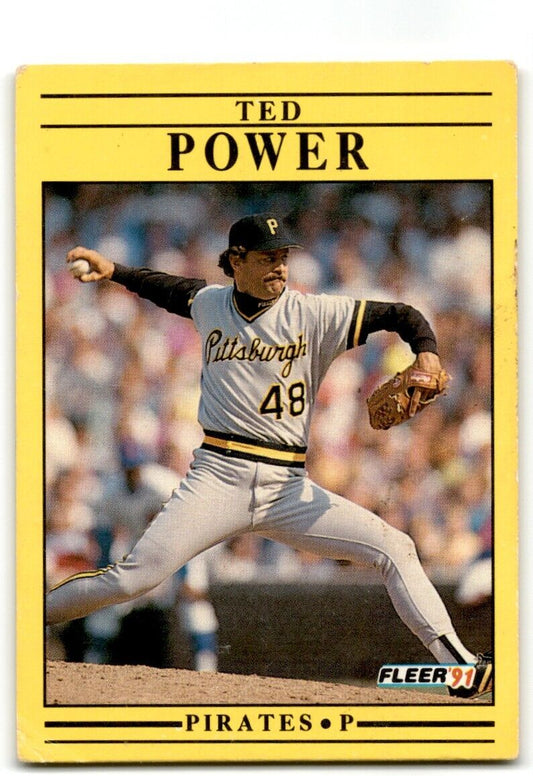 1991 Fleer Ted Power Pittsburgh Pirates #46