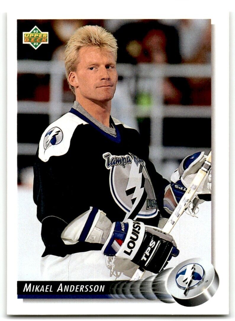 1992-93 Upper Deck Mikael Andersson Tampa Bay Lightning #103