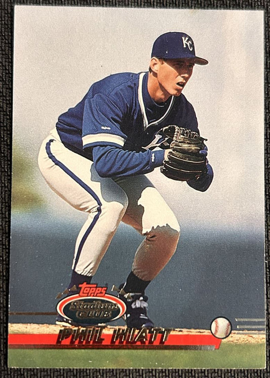 1993 Topps Stadium Club Phil Hiatt Kansas City Royals #695