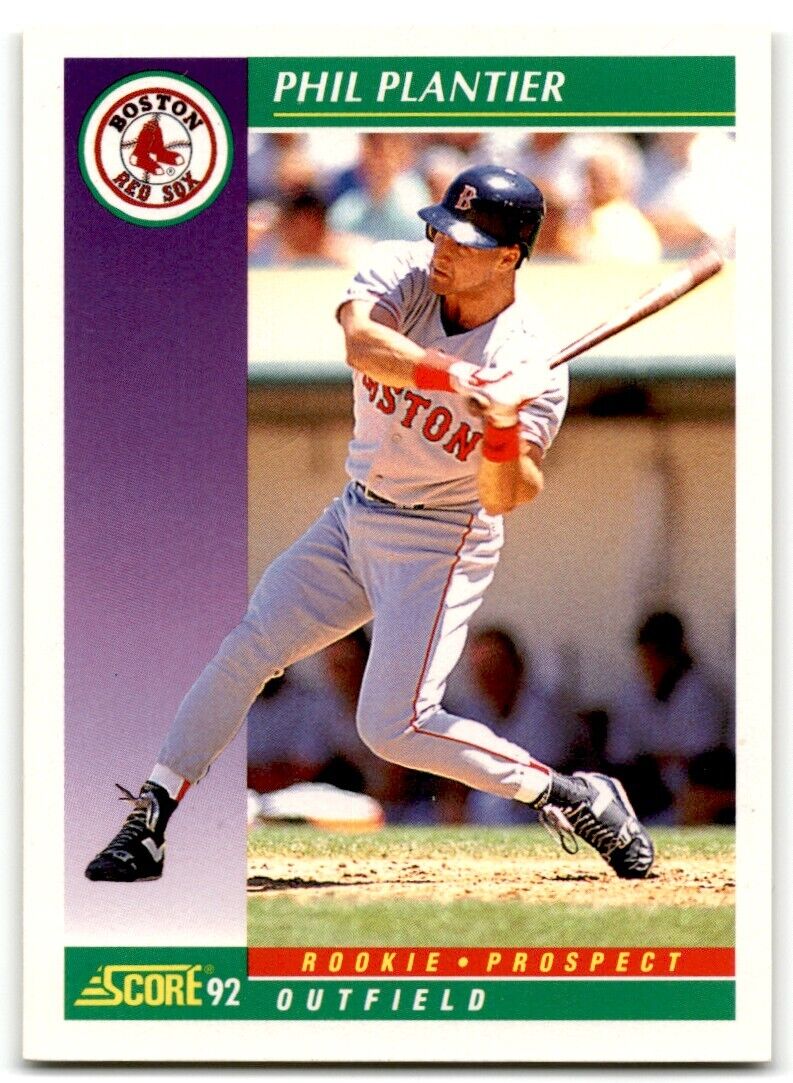 1992 Score Phil Plantier Boston Red Sox #406