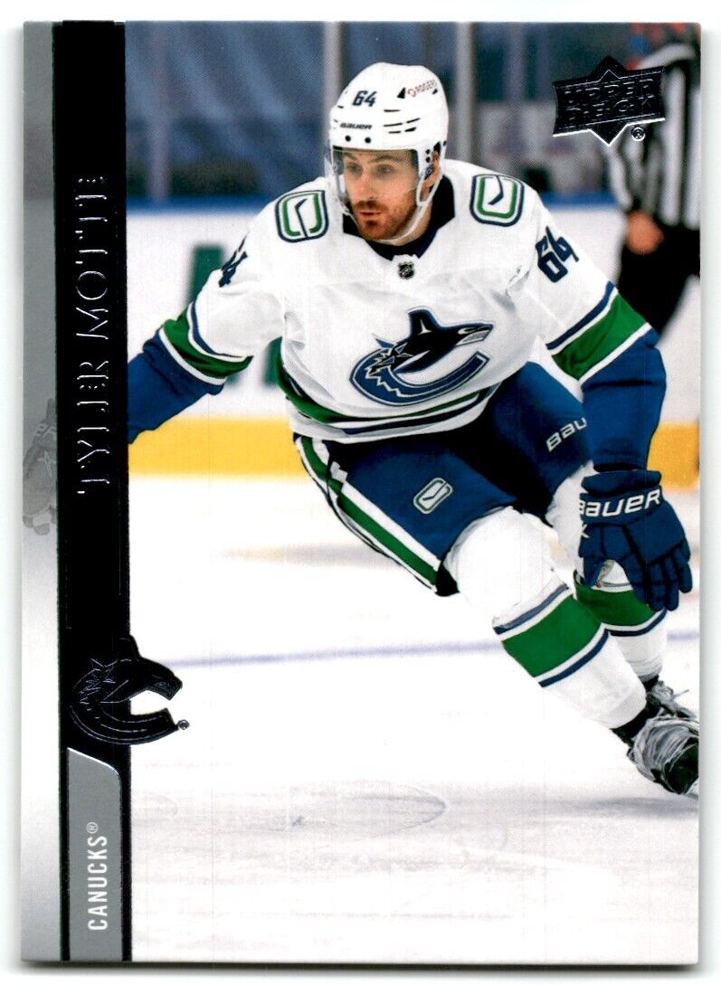 2020-21 Upper Deck Tyler Motte Vancouver Canucks #636