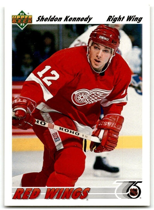 1991-92 Upper Deck Sheldon Kennedy Detroit Red Wings #408