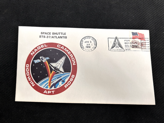 NASA Space Shuttle Atlantis STS-37 cover