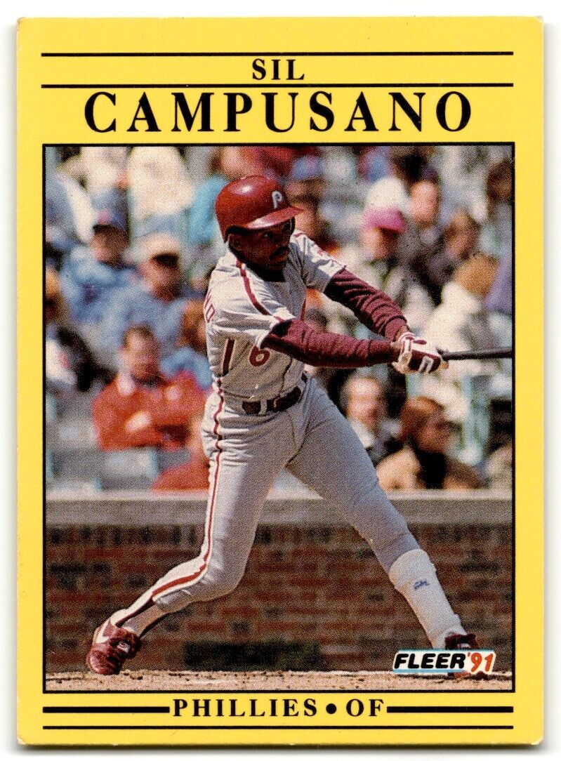 1991 Fleer Sil Campusano Philadelphia Phillies #389