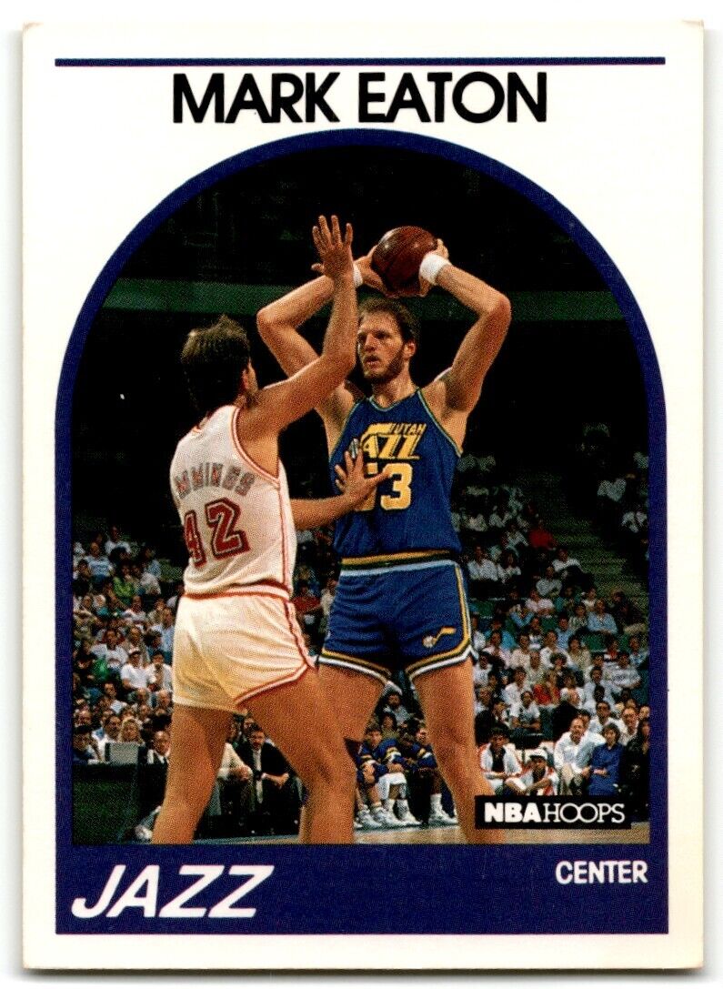 1989-90 Hoops Mark Eaton Utah Jazz #155