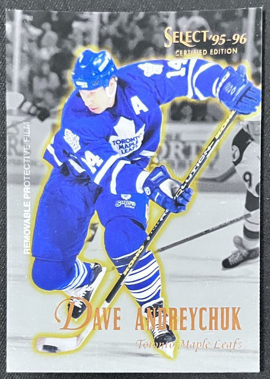 1995-96 Select Certified Dave Andreychuk Toronto Maple Leafs #28