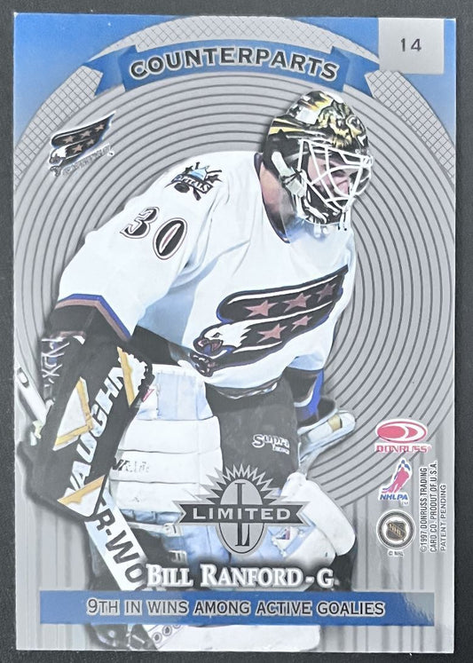 1997-98 Donruss Limited Exposure Counterparts Bill Ranford / Jim Carey