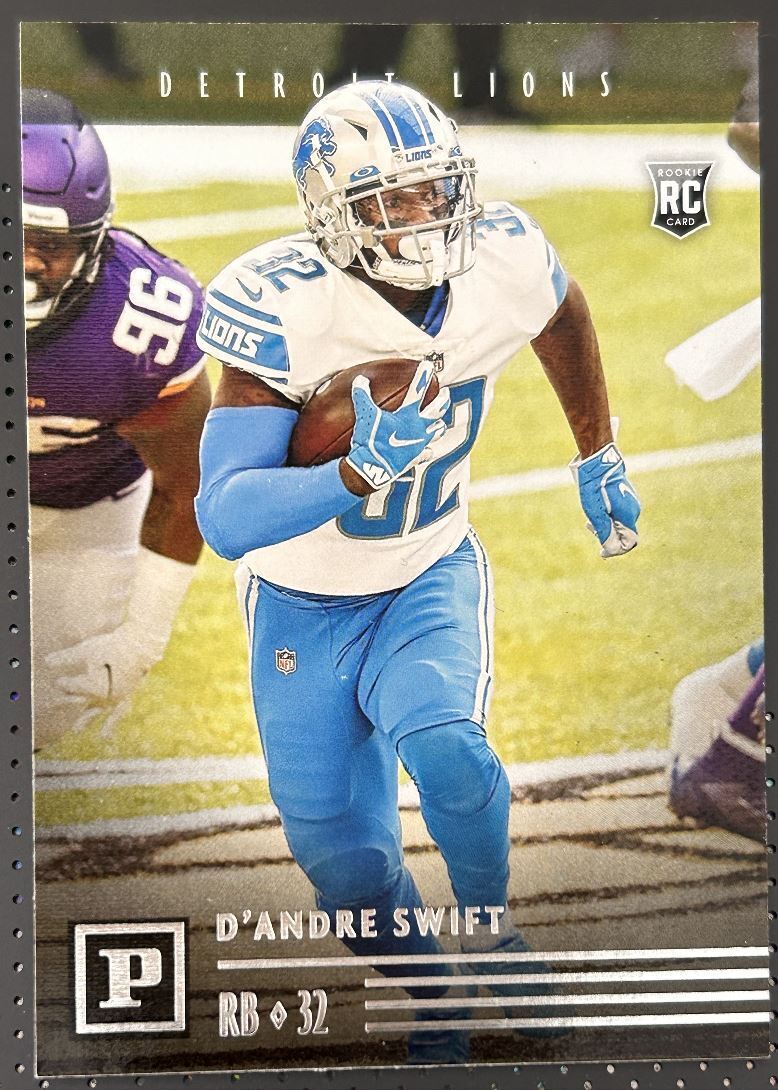 2020 Panini Chronicles D'Andre Swift Rookie Detroit Lions #PA-10