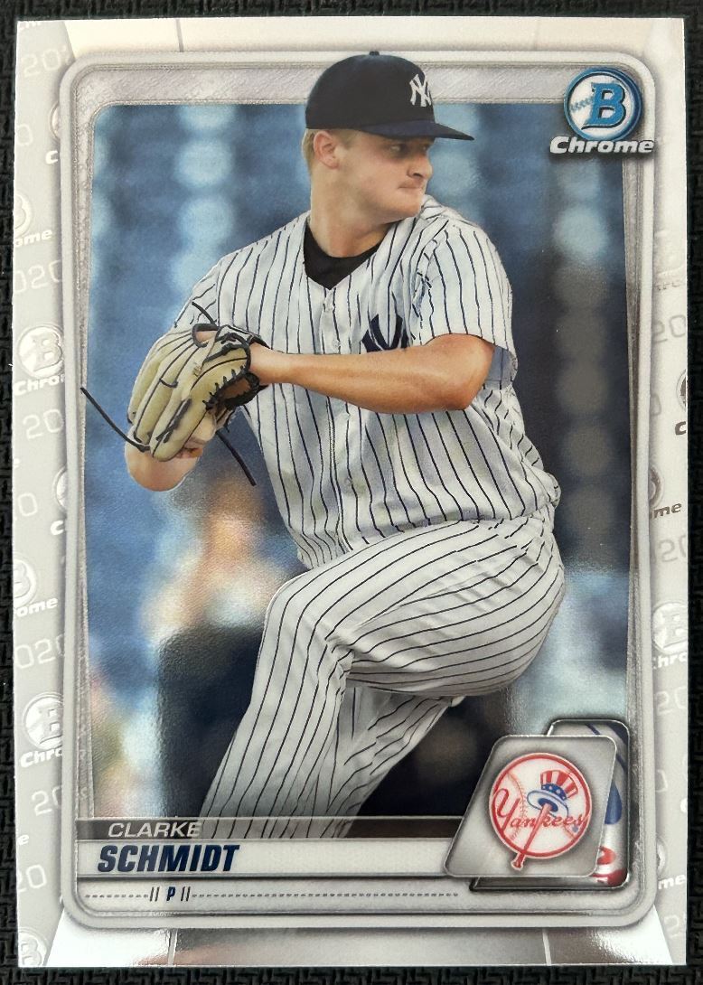 2020 Bowman Chrome Prospects Clarke Schmidt New York Yankees #BCP-53