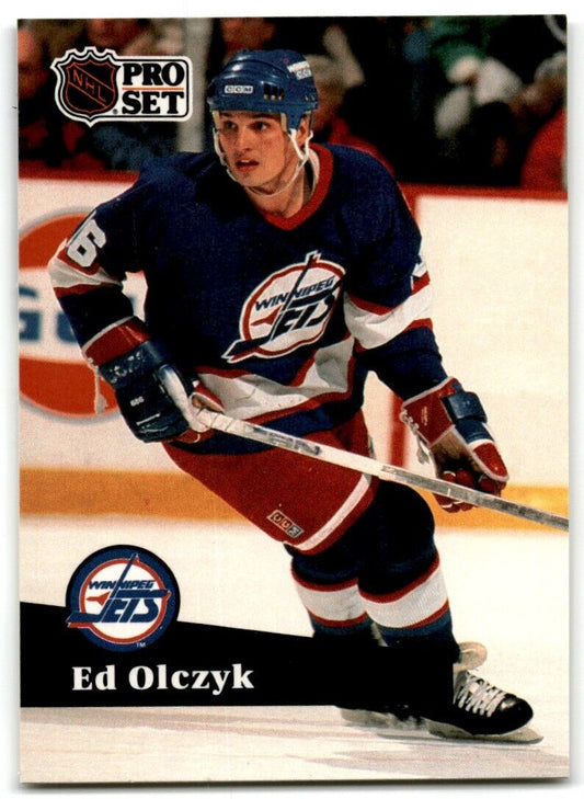 1991-92 Pro Set Ed Olczyk Winnipeg Jets #265