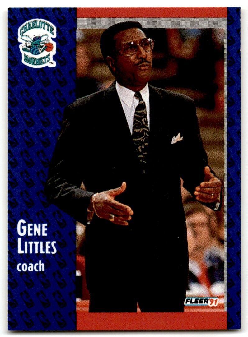 1991-92 Fleer Gene Littles Charlotte Hornets #22