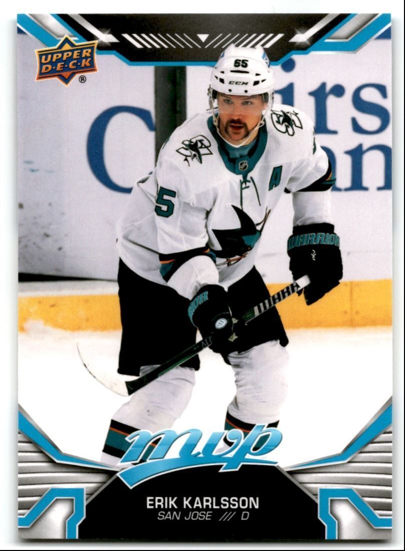 2022-23 Upper Deck MVP Erik Karlsson San Jose Sharks #36