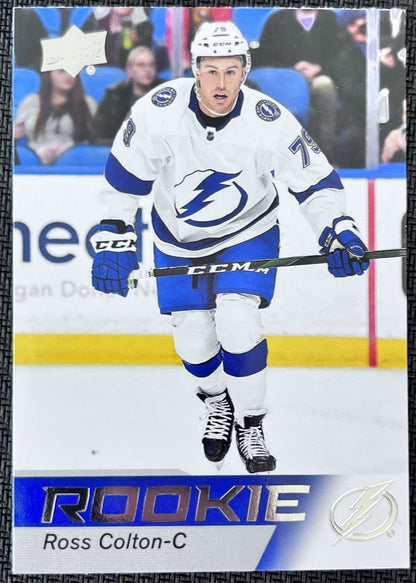 2021-22 Upper Deck NHL Star Rookie Ross Colton Rookie Tampa Bay Lightning #10