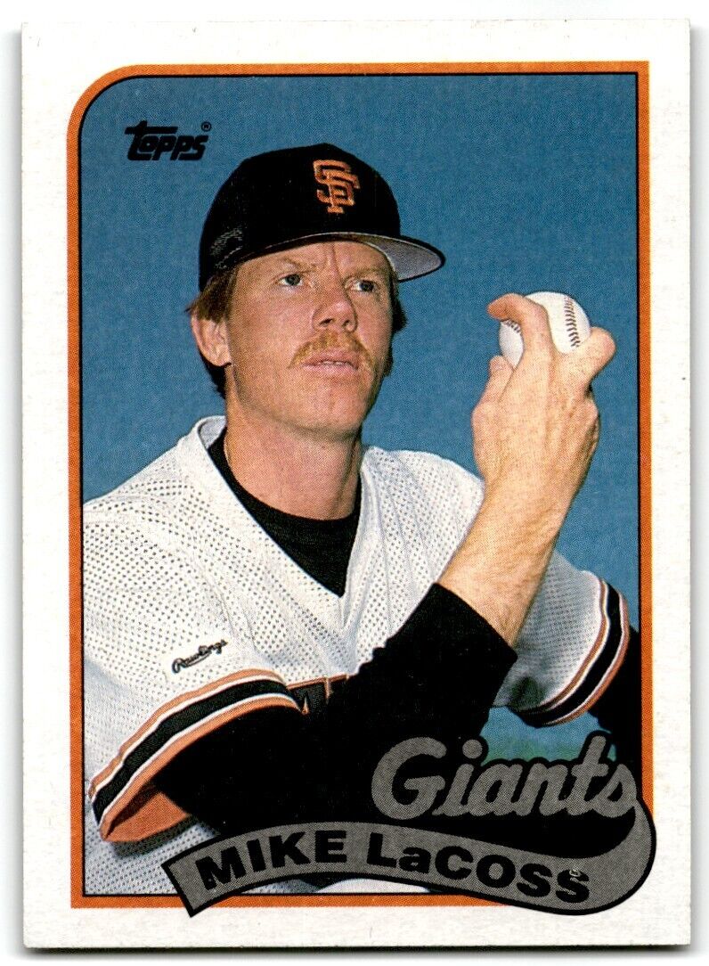 1989 Topps Mike LaCoss San Francisco Giants #417