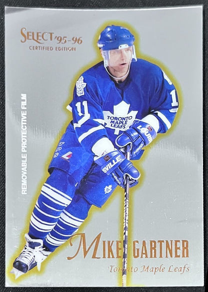 1995-96 Select Certified Mike Gartner Toronto Maple Leafs #54