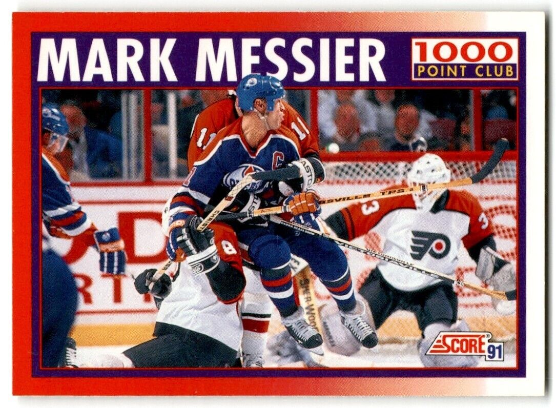 1991-92 Score Canadian Mark Messier Edmonton Oilers #263