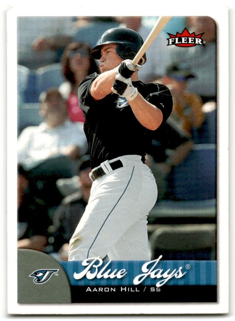 2007 Fleer Aaron Hill Toronto Blue Jays #20