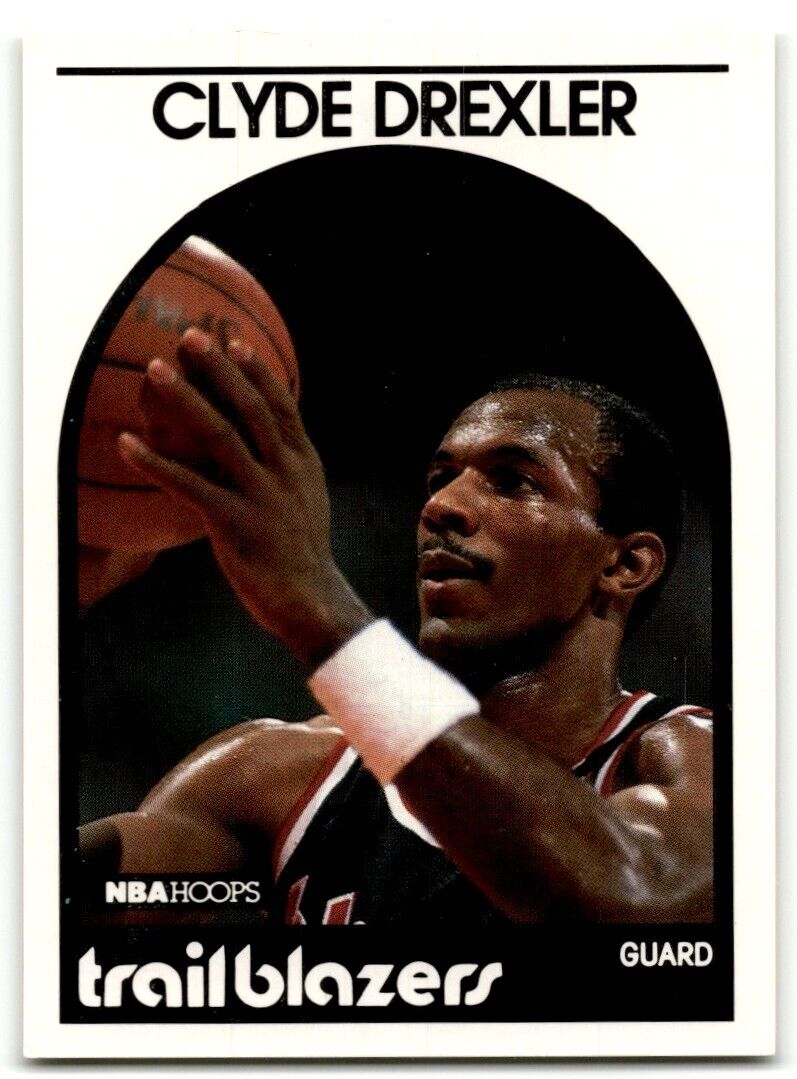 1989-90 Hoops Clyde Drexler Portland Trail Blazers #190