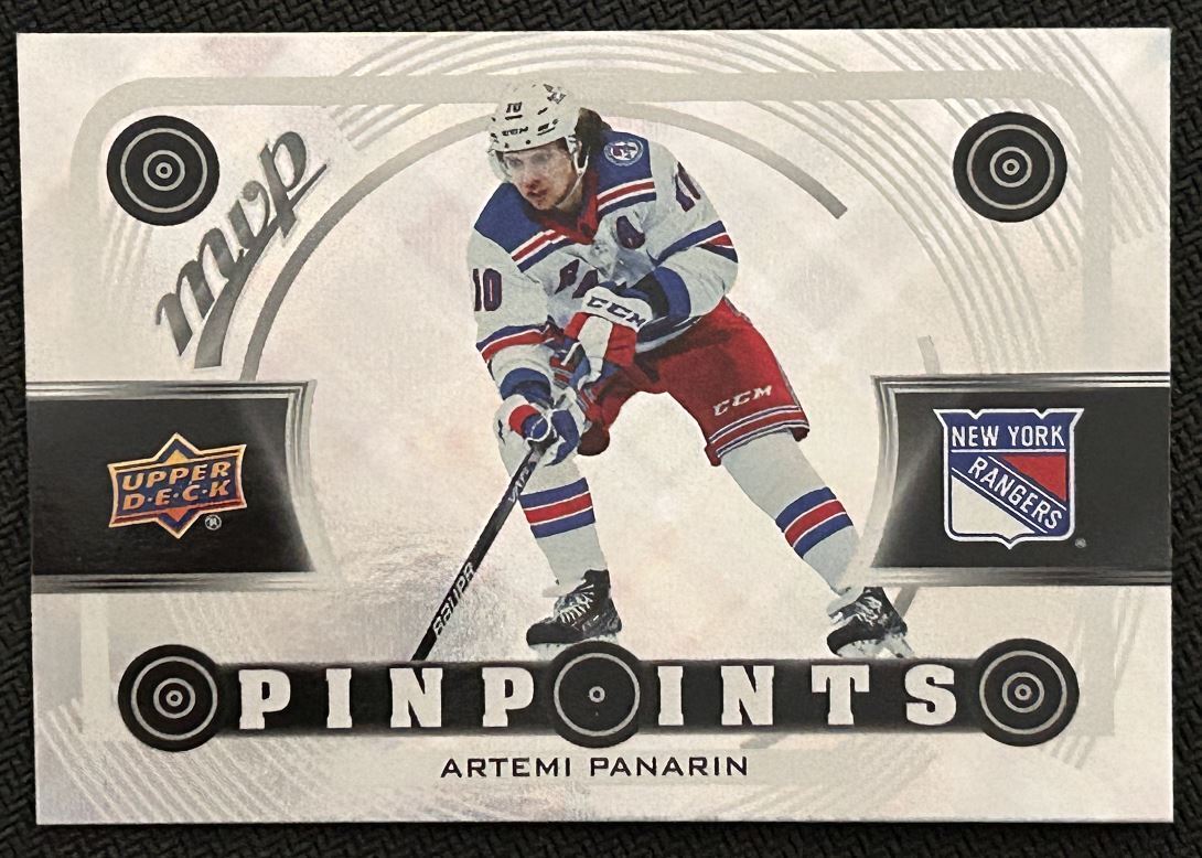 2022-23 Upper Deck MVP Pinpoints Artemi Panarin New York Rangers #PP-6