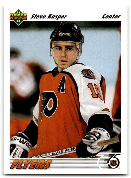 1991-92 Upper Deck Steve Kasper Philadelphia Flyers #576